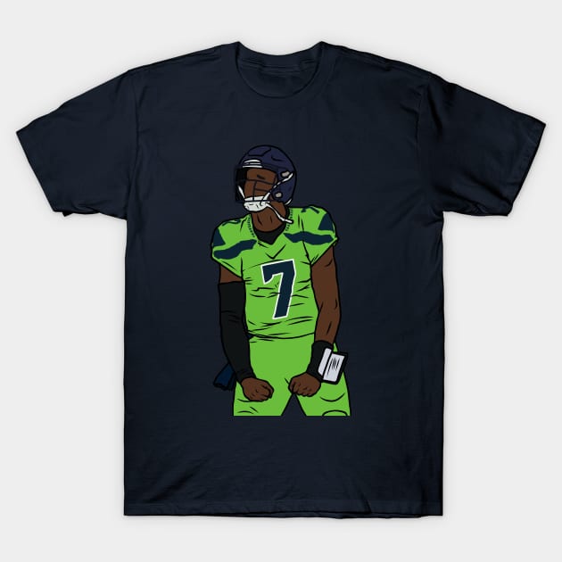 Geno Smith Celebration T-Shirt by rattraptees